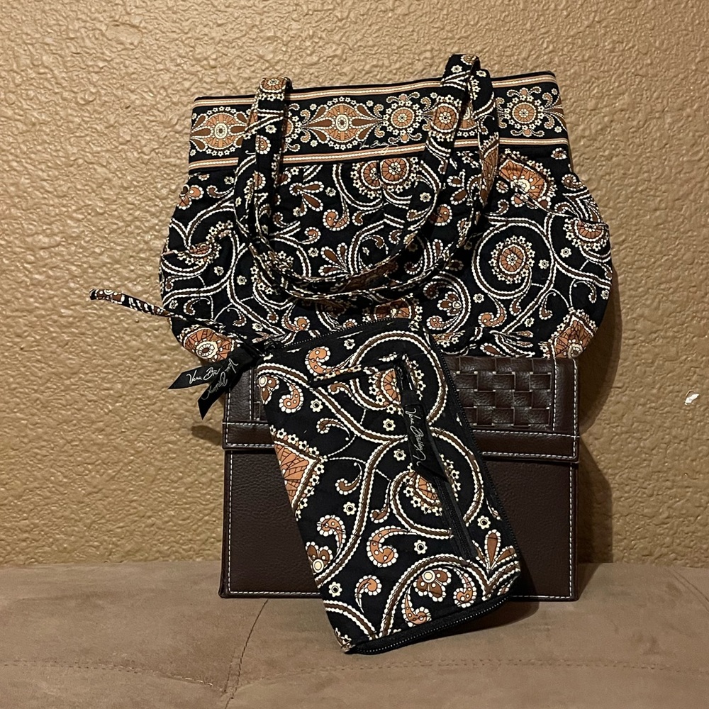 Vera Bradley shoulder bag & Wristlet